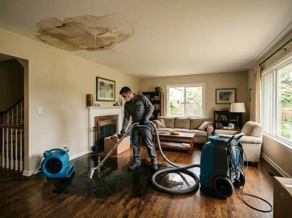 attic-pipe-burst-ceiling-drip-008 — frequently asked questions, Water Damage Restoration & Carpet Care in Seville, OH